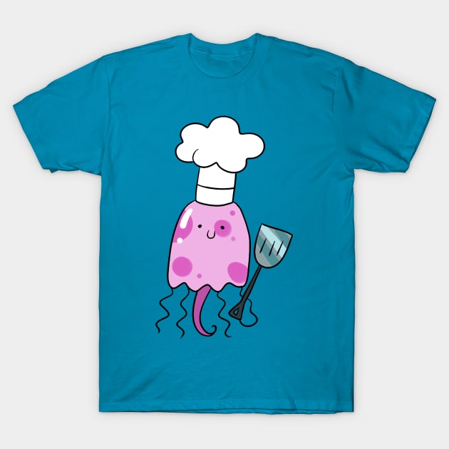 Chef Jelly Fish T-Shirt by saradaboru